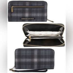 Wood Stove Luxe Clutch Wallet